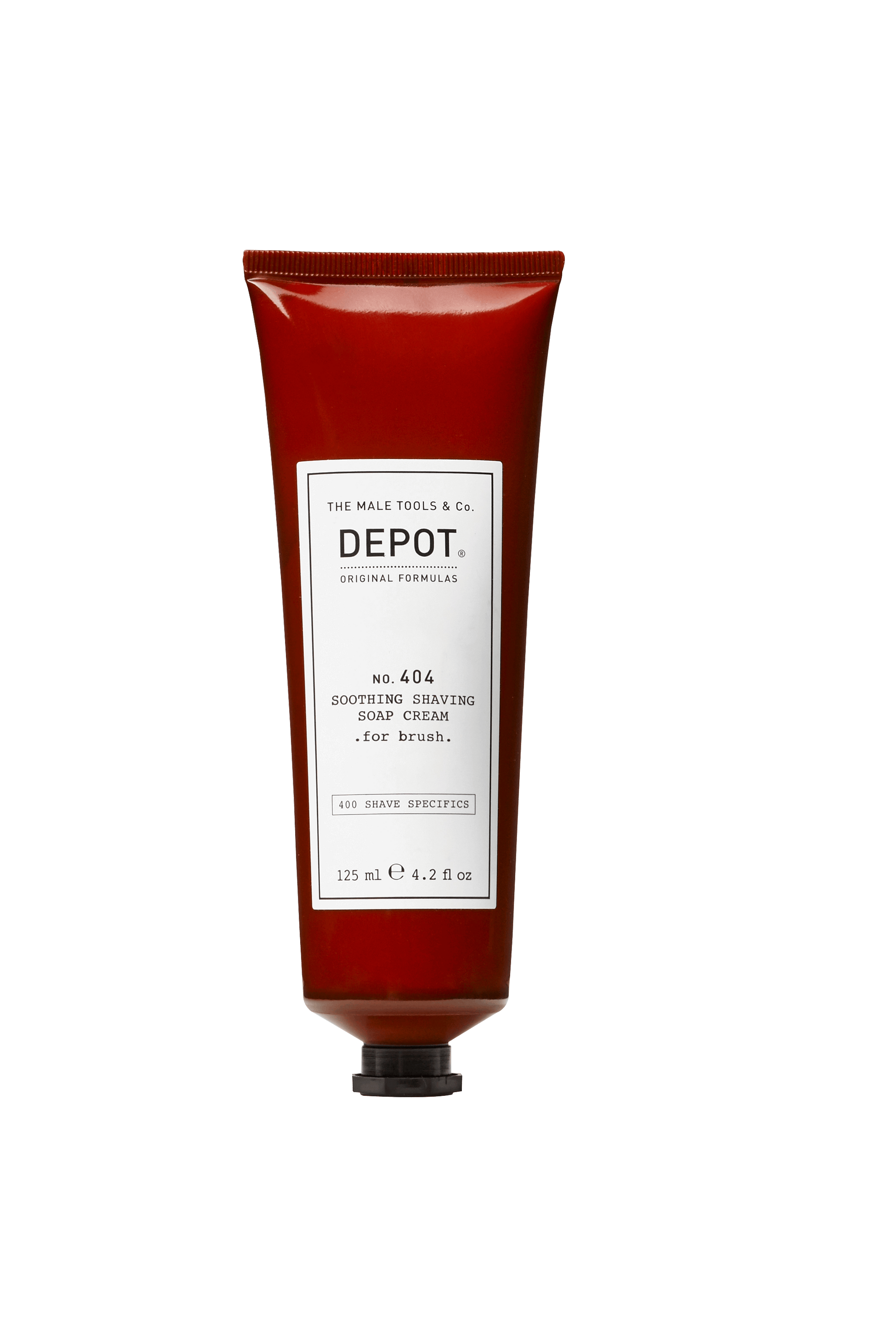 Depot NO. 404 SOOTHING SHAVING SOAP CREAM for brush 125ML