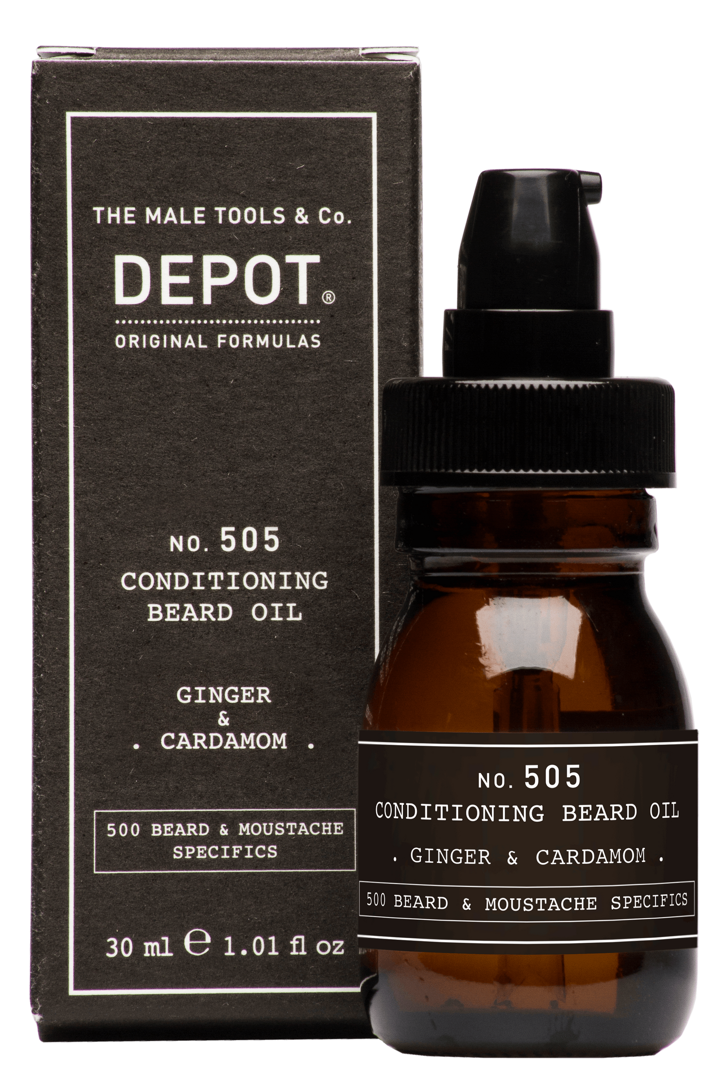 DEPOT NO. 505 CONDITIONING BEARD OIL GINGER & CARDAMOM 30ML