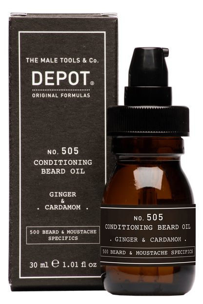 DEPOT NO. 505 CONDITIONING BEARD OIL GINGER & CARDAMOM 30ML