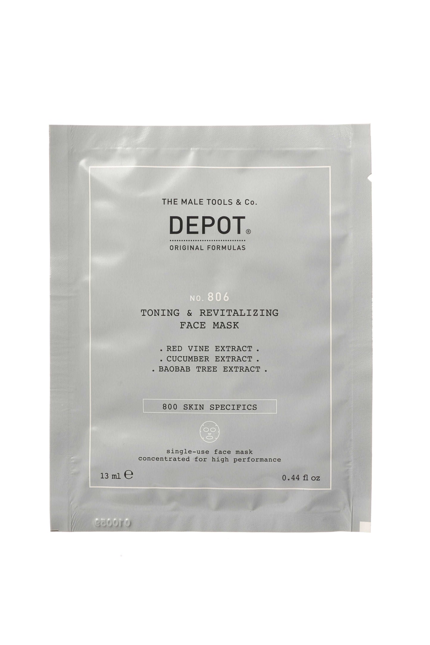 DEPOT 806 TONING FACE MASK