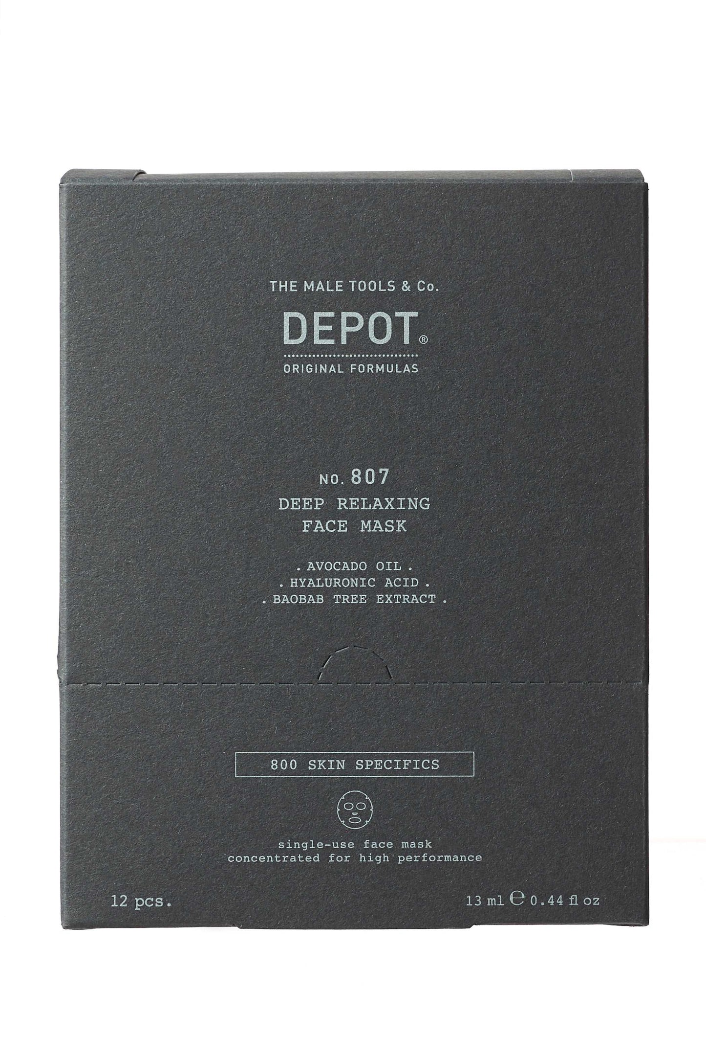 DEPOT 807 DEEP RELAXING FACE MASK