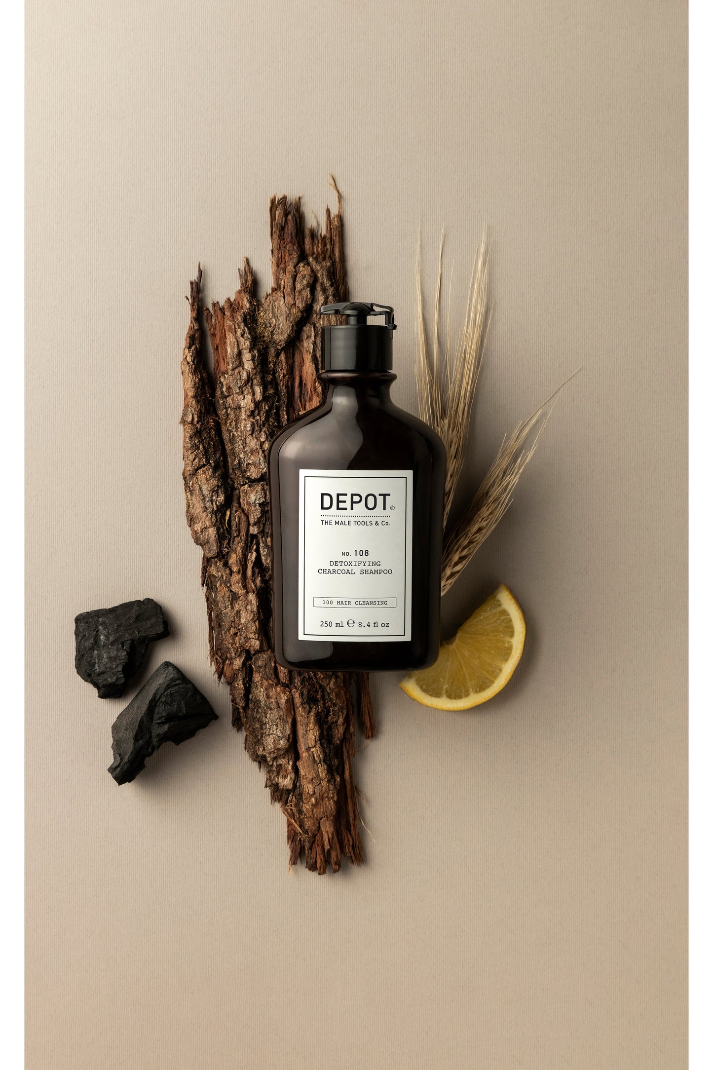 DEPOT NO. 108 DETOXIFYING CHARCOAL SHAMPOO 250ML