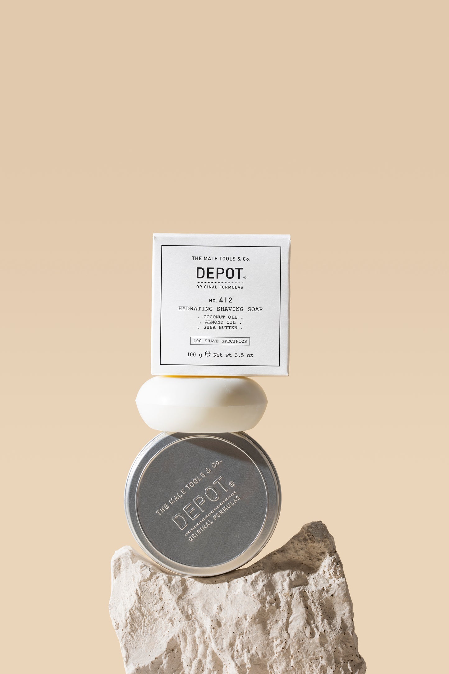 Depot NO 412 HYDRATING SHAVING SOAP 100G