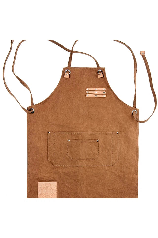 DEPOT 752 BROWN CANVAS APRON