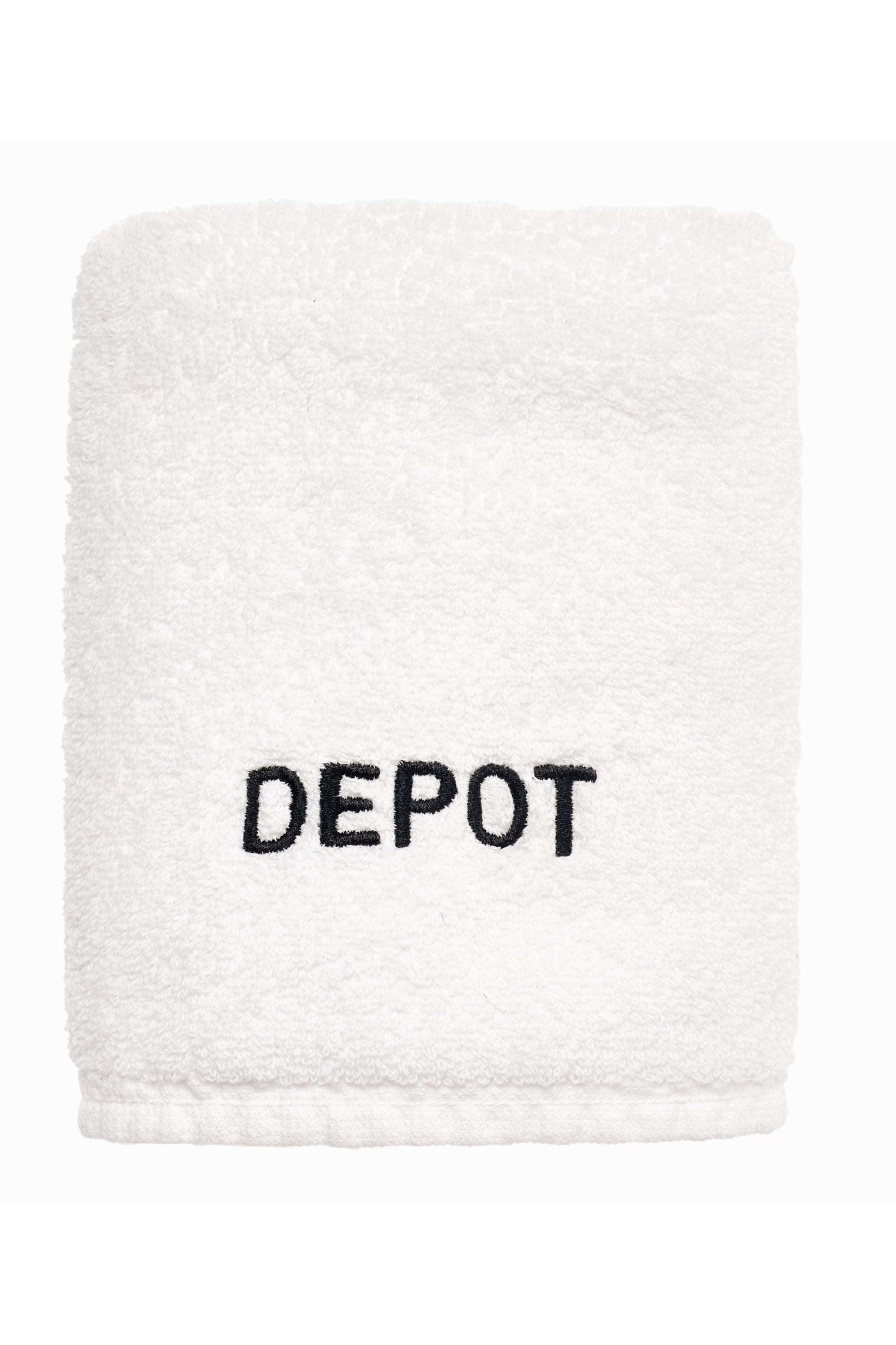 DEPOT WHITE FACE TOWEL