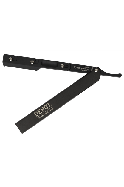 Depot NO. 738 Shavette Razor Aluminium Black