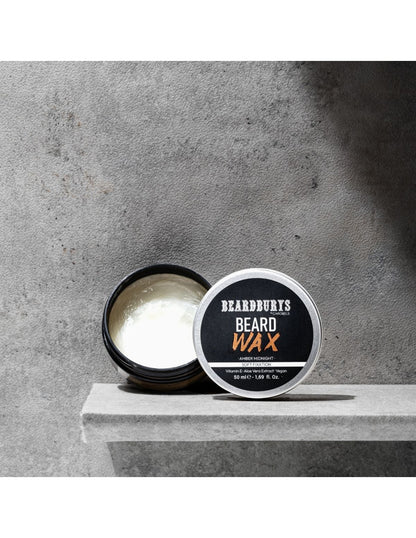 BEARDBURYS Beard Wax Soft Hold Amber Midnight 50ML