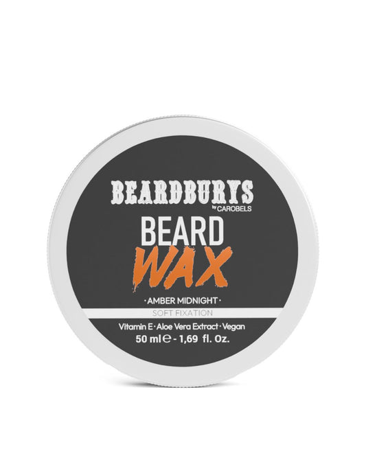 BEARDBURYS Beard Wax Soft Hold Amber Midnight 50ML