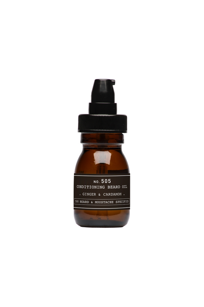 DEPOT NO. 505 CONDITIONING BEARD OIL GINGER & CARDAMOM 30ML