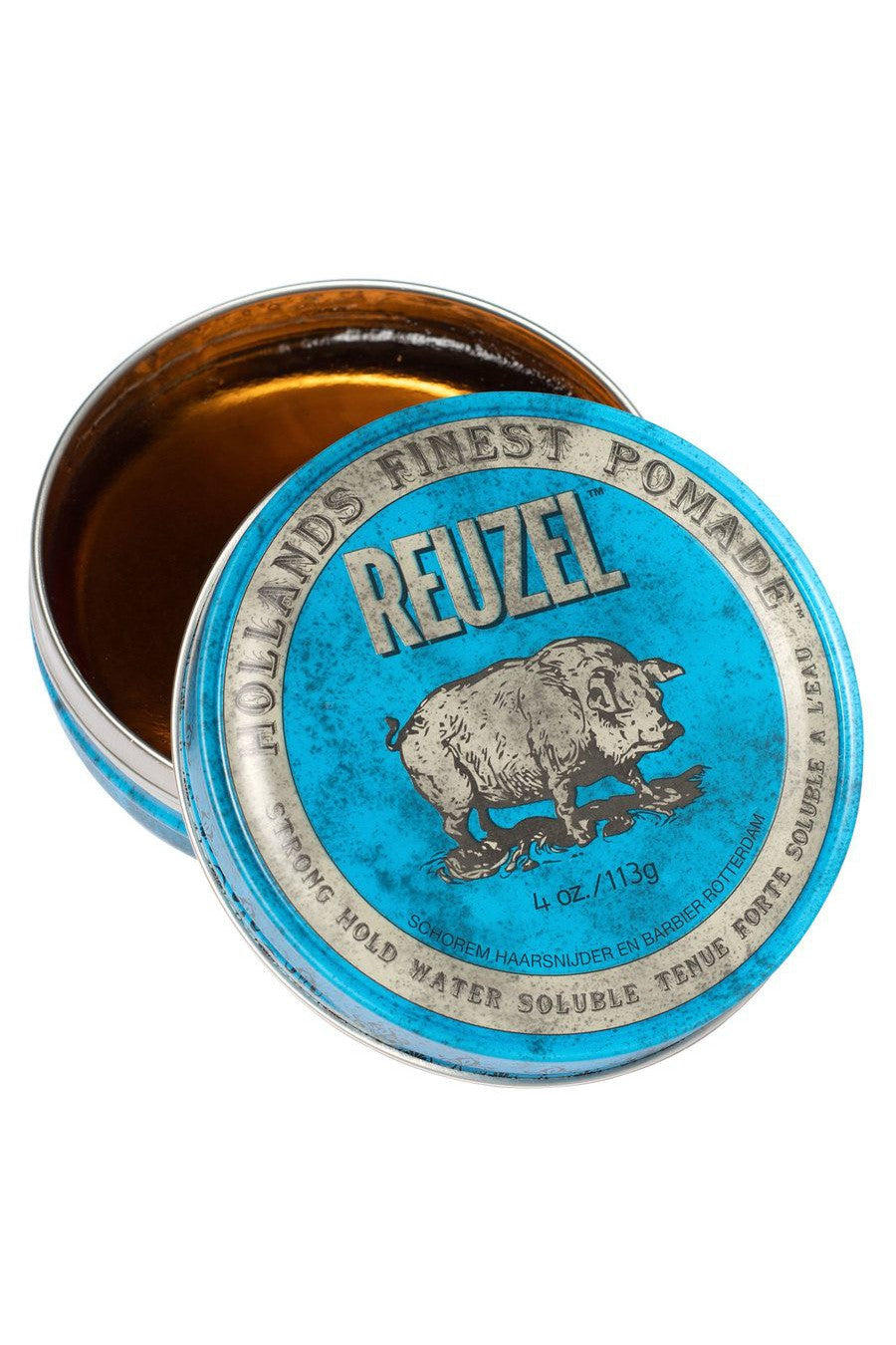 REUZEL BLUE STRONG HOLD SHEEN POMADE 113G